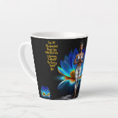 Haar Wijsheid Mastering Energy Latte Mok (Linkerhoek)