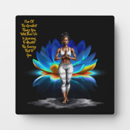 Haar Wijsheid Mastering Energy Plaque w / Easel Fotoplaat