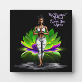 Haar Wijsheid Uitlijning Tafelblad Plaquette met E Fotoplaat