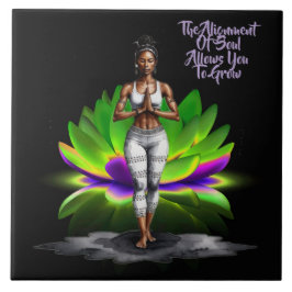 Haar Wisdom Soul Alignment Keramische Tegel Tegeltje