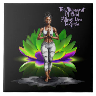 Haar Wisdom Soul Alignment Keramische Tegel Tegeltje