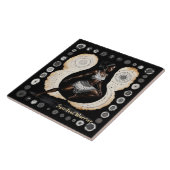 Haar Wisdom Warrior Keramische Tegel Tegeltje (Zijkant)