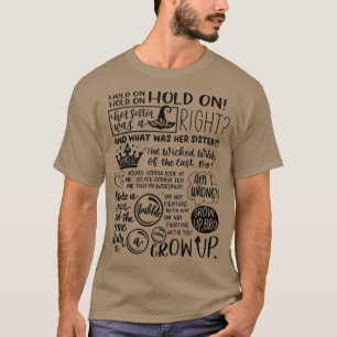 Haar zusje vasthouden was een heks recht wat haar  t-shirt