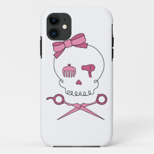 Haaraccessoire Schedel & Schaar Kruisbeenderen iPhone 11 Hoesje
