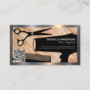 Haaraccessoires   Hout   QR Code Afspraakkaart Afsprakenkaartje
