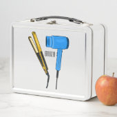 Haardroger en haarrechtse illustratie (In situ)