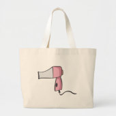 haardroger grote tote bag (Voorkant)