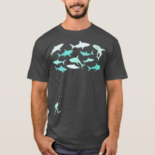 Haarduiker Open Water Diver VNeck T-shirt