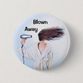 HaarHumor Ronde Button 5,7 Cm (Voorkant)