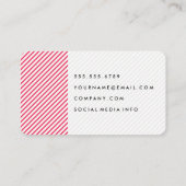 Haarklemmen Visitekaartje (Achterkant)