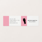 Haarklemmen Visitekaartjes (Buitenkant ongevouwen)