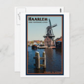 Haarlem - Adriaan Windmill Briefkaart (Voorkant / Achterkant)