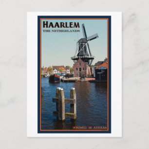 Haarlem - Adriaan Windmill Briefkaart