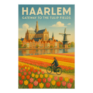 HAARLEM – Poort naar de Tulpenvelden Perfect Poster