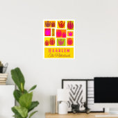 Haarlem Tulips Pays-Bas Holland Poster (Bureau à domicile)
