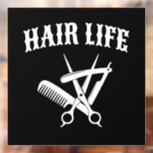 Haarleven - Kapper Raamsticker (Vel 2)