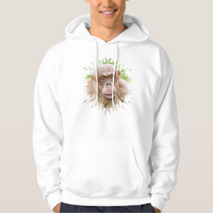 Haarloze chimpansee hoodie