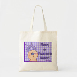 Haarloze haas Phooey op alvleesklier kanker Tote Bag
