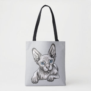 Haarloze Sphynx Kat Draagtas