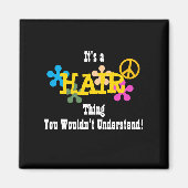 Haarmagneet Magneet (Voorkant)