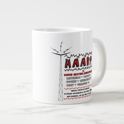 HAARP superverwarming van de ionosfeer Grote Koffiekop (Voorkant rechts)