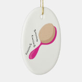 Haarpenseel Keramisch Ornament (Rechts)