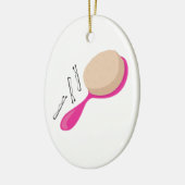 Haarpenseel Keramisch Ornament (Links)