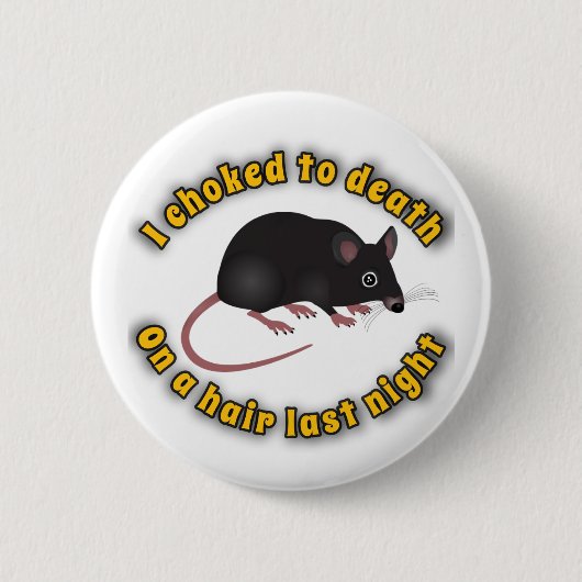 Haarpijnknop Ronde Button 5,7 Cm (Voorkant)