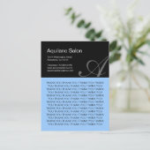 Haarsalon Bedankt Briefkaart (Staand voorkant)