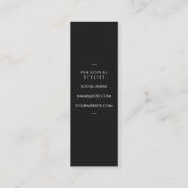 Haarsalon Gereedschap | zeshoekig patroon Mini Visitekaartje (Achterkant)