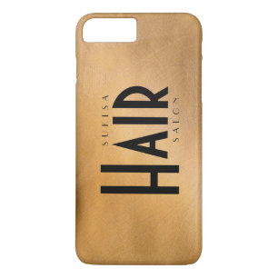 Haarsalon Koper Metallic iPhone 8 Plus / 7 Plus Hoesje