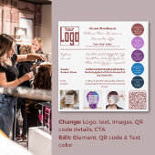 Haarsalon Merk Moodboard Kaart