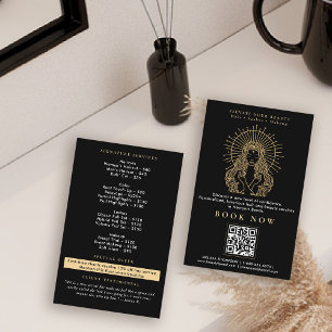 Haarsalon Nails Make-up Lashes Tarot Marketing QR Flyer
