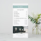 Haarsalon prijslijst Sjabloon - Minimal Design (Staand voorkant)