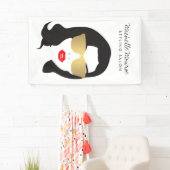 Haarsalon, Stylist, Schoonheid Meisje Banner (Insitu)