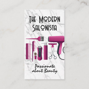 Haarsalon Tools   Schoonheid Visitekaartje