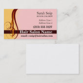 Haarsalon visitekaartje (Voorkant / Achterkant)