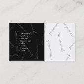 Haarsalon visitekaartje (Achterkant)