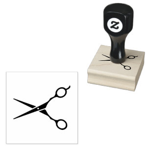 Haarsalonschaar Rubberstempel