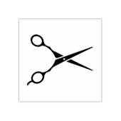 Haarsalonschaar Rubberstempel (Afrduk)