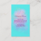 haarschaar visitekaartje (Achterkant)