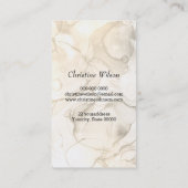 haarschaar vlinderinktspatten visitekaartje (Achterkant)