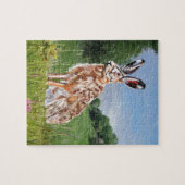 Haarschilderij Legpuzzel (Horizontaal)