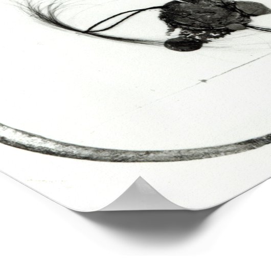 Haarsnede van het hoofd van keizer Napoleon Poster (Hoek)