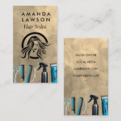 Haarsnijgereedschap | Stylist Barber Visitekaartje (Voorkant / Achterkant)