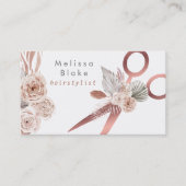 haarstaartschaar visitekaartje (Voorkant)