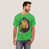 Haarstijgend groen t-shirt (Voorkant volledig)