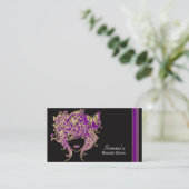 Haarstylist-afsprakenkaart Afsprakenkaartje (Staand voorkant)