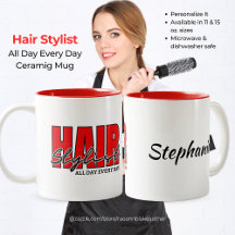 Haarstylist – Elke Dag Alle Dag Keramische Mok