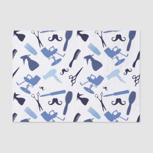 Haarstylist gereedschapspatroon tissuepapier (Voorkant)